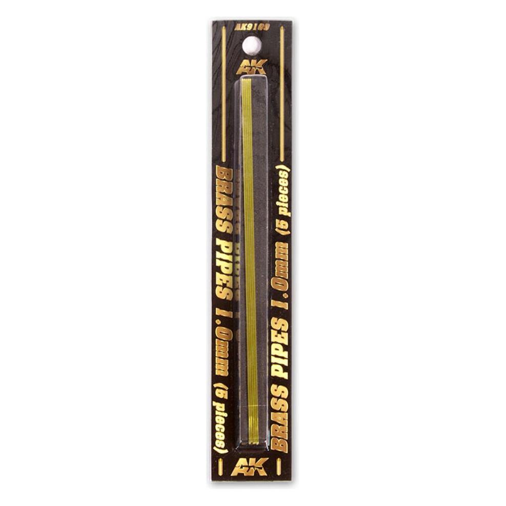 AK Interactive BRASS PIPES 1,0mm, 5 units (AK9109)