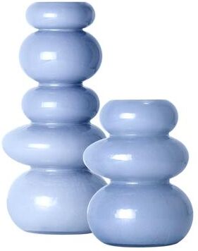 "American Art Decor Foggy Blue Cairns Glass Vase Set - 5.7"" x 11.8"" - 5.7"" x 11.8"""