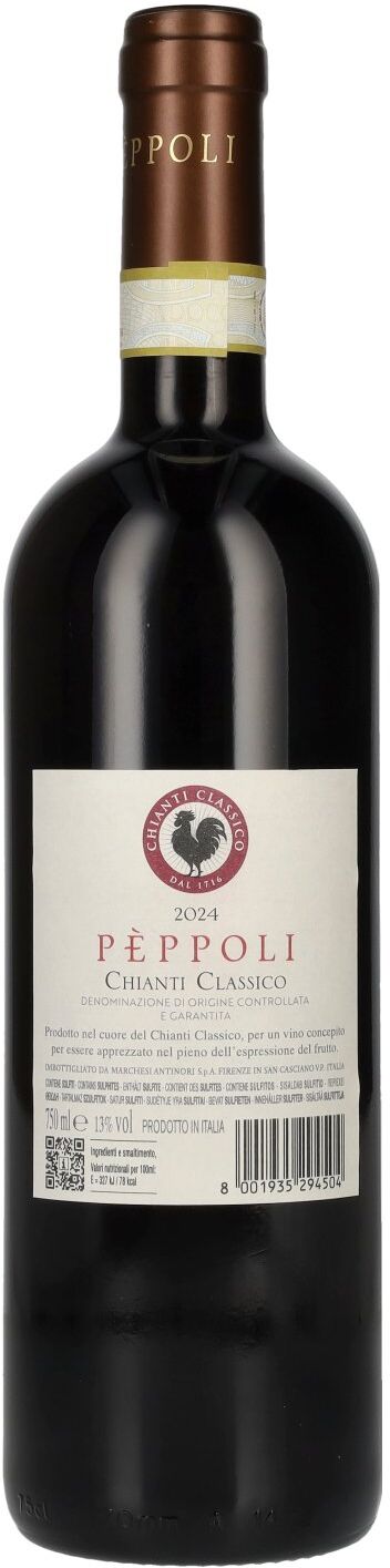 Marchesi Antinori Wein Marchesi Antinori Pèppoli Chianti Classico DOCG 2024 13% Vol. 0,75l
