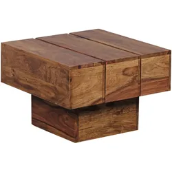 Beistelltisch LUCCA (LBH 44x44x30 cm) - braun - LBH 44x44x30 cm