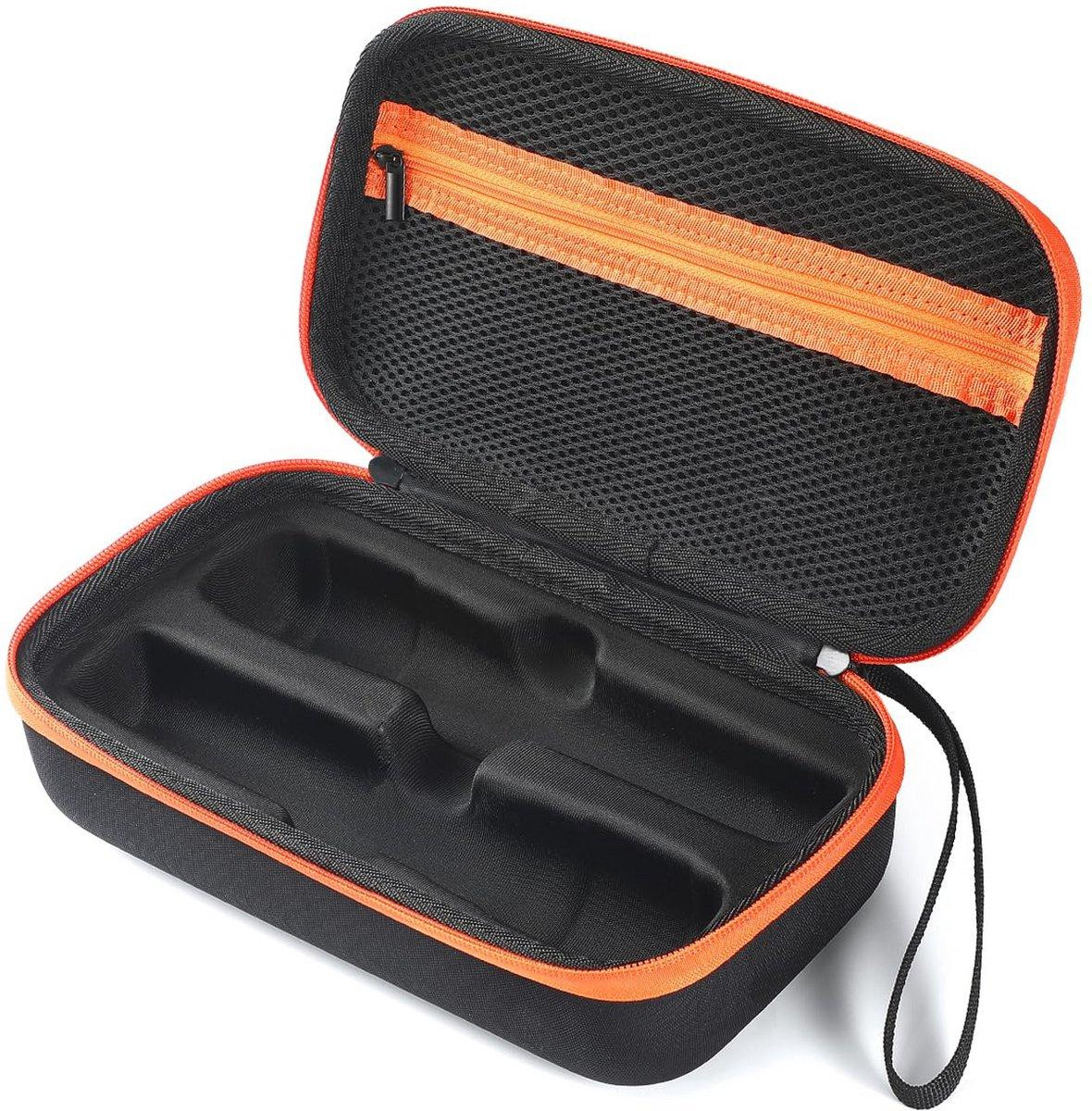 DTC GmbH EVA-draagtas voor JBL PartyBox-microfoons met opbergvak voor accessoires