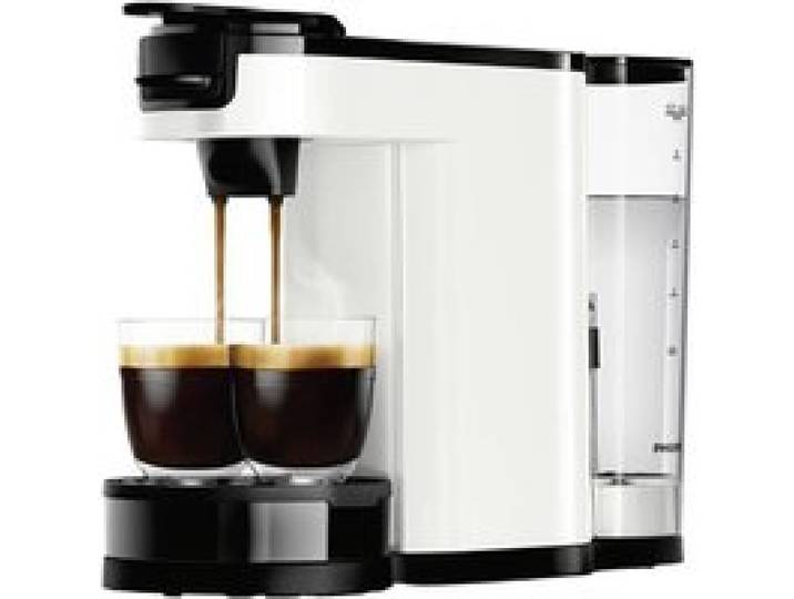 Philips Home HD6592/04 Machine à café à dosettes blanc avec fonction café filtre verseuse thermofuge