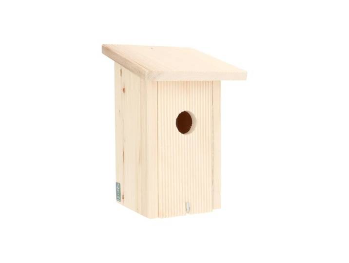 Nestkast voor winterkoning, fsc elzenhout, 14 x 16 x 22 cm