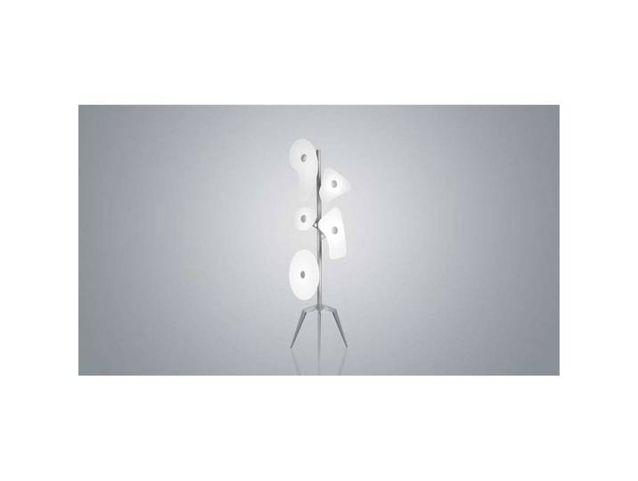 Orbital Stehleuchte Weiß - Foscarini - Wohnzimmer - Metall