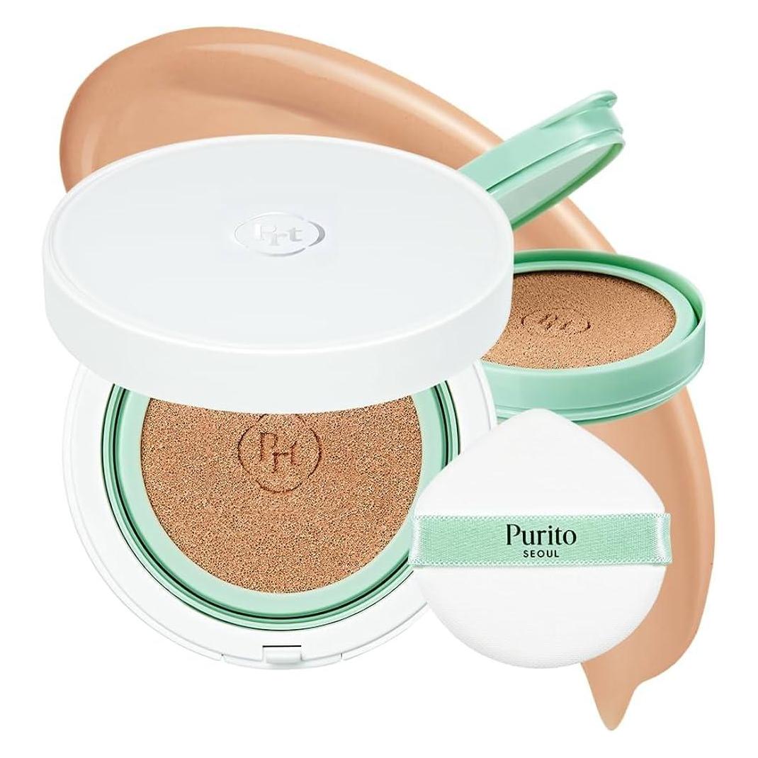 Purito SEOUL - Wonder Releaf Centella BB Cushion - Neutral Ivory (Neutral Ivory, 136 g) (8809563103355)