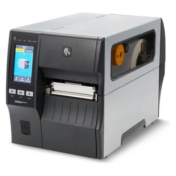 Zebra TT-Drucker ZT411 4 300 dpi Euro- und UK-Kabel Seriell USB 10/100 Ethernet Bluetooth 4.1/MFi (300 dpi) (ZT41143-T3E0000Z)