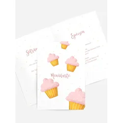Menükarten Geburtstag selbst gestalten mit Spruch und Fotos im Onlinedesigner bei Meine-Kartenmanufaktur.de
