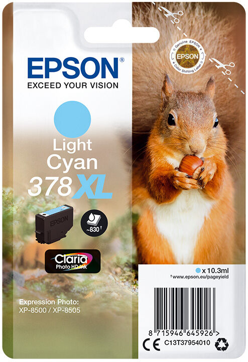 TINTEIRO EPSON 378 XL CYAN CLARO
