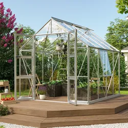 Vitavia Aktionsangebot (inkl. 100 Euro Zubehör): Gewächshaus "Olymp 6700",aluminium,6,7 m2