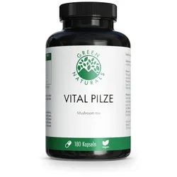 GREEN NATURALS Vital Pilze Cordyceps Reishi vegan 180 St