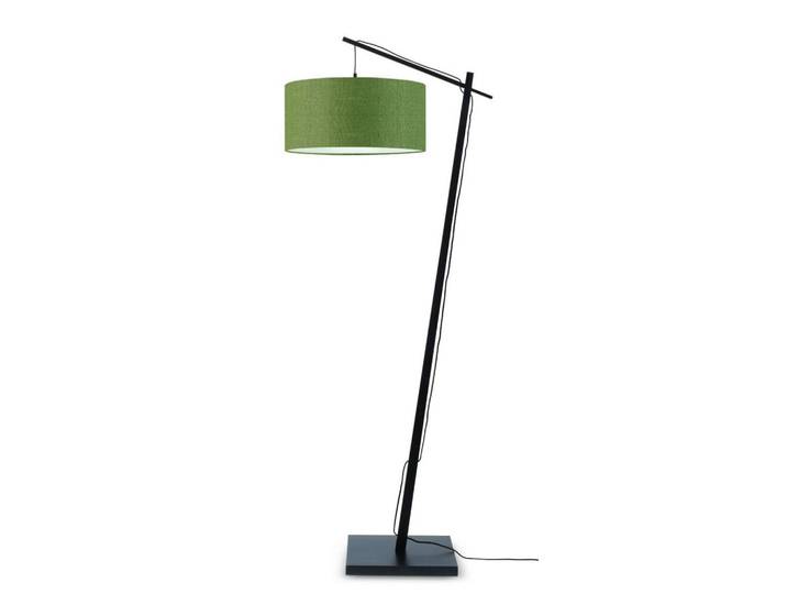 Stehlampe Andes Grün/Schwarz mit Fußschalter
