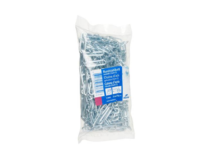 Meister + Co Rundstahlkette 2 mm 5 m