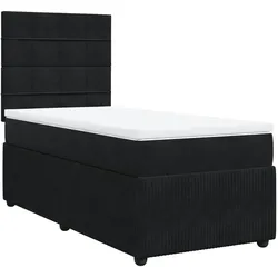 vidaXL, Boxspringbett, Erdmute (Block mit Quadraten) (140 x 190 cm)