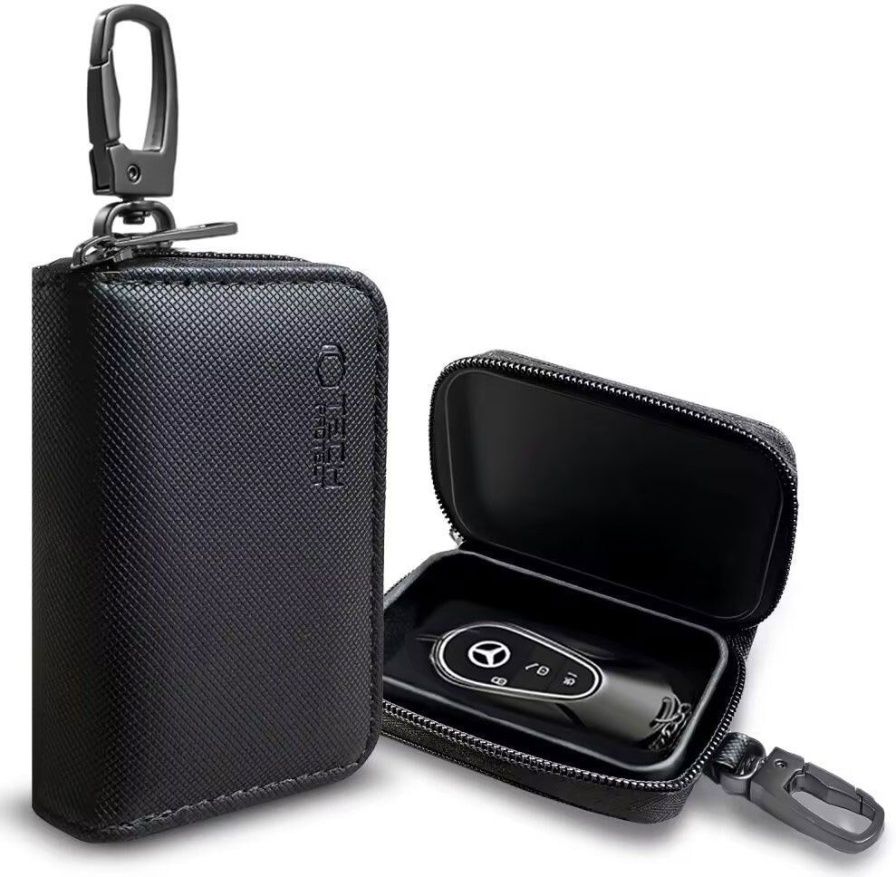 Tech-Protect KLR300 Etui til Bilnøgle m. Indbygget RFID-Blokering - Sort