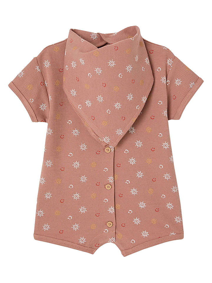 vertbaudet 2tlg. Outfit in Altrosa - 80