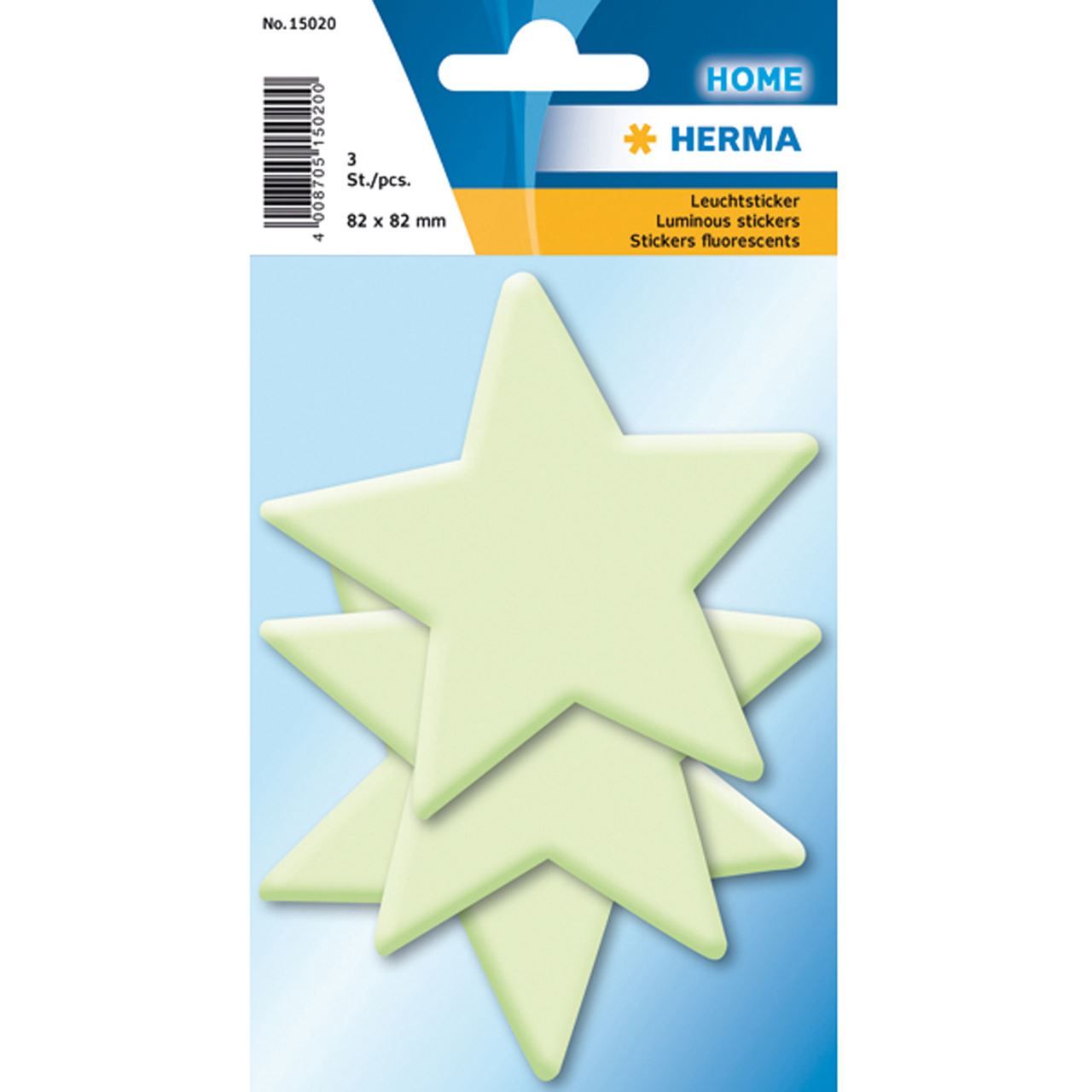 Herma Leuchtsticker Sterne