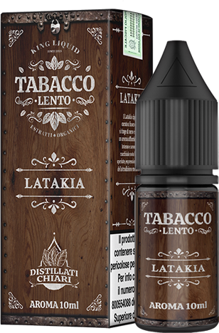 King Liquid Latakia Tabacco Lento Aroma Concentrato 10ml