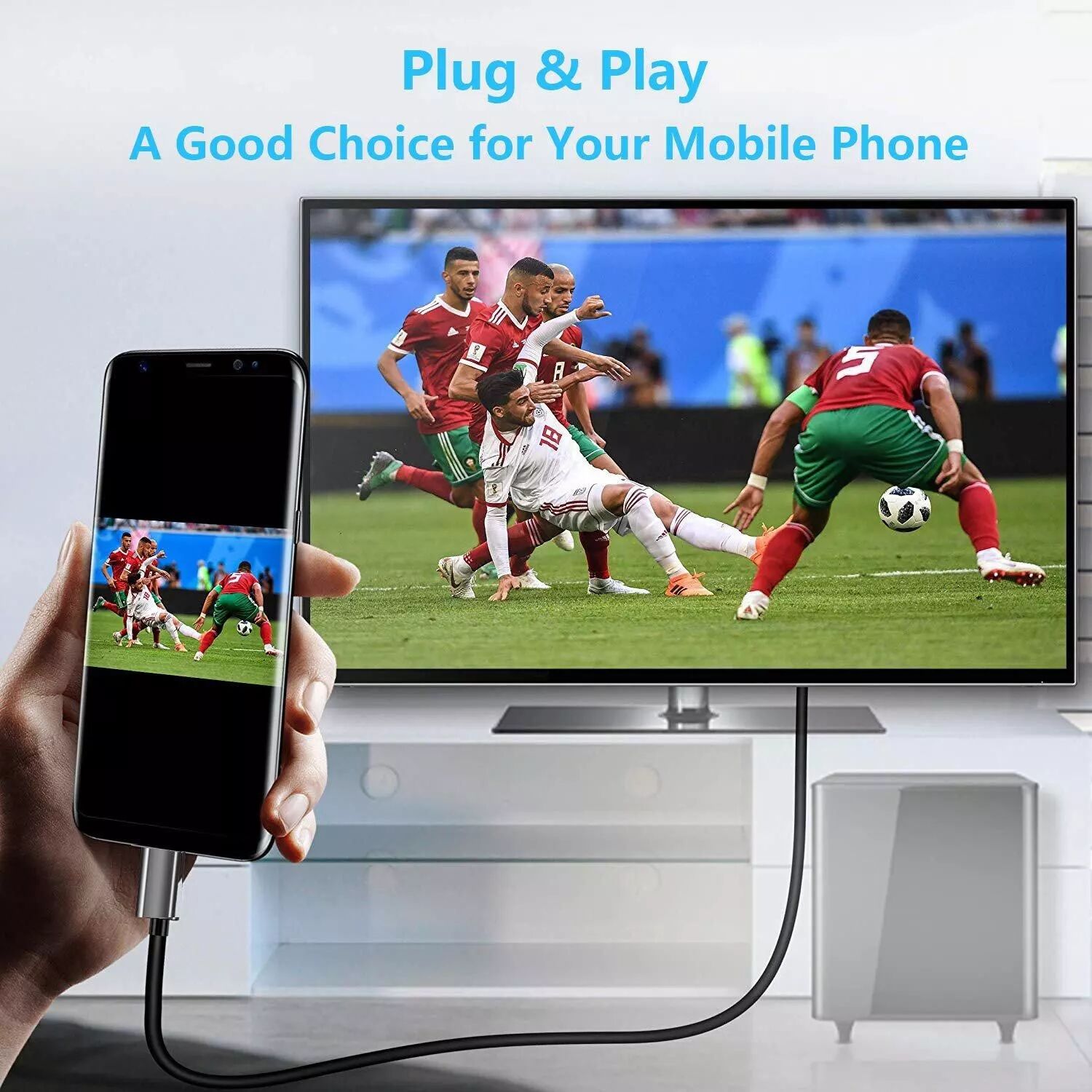 INF USB-C zu HDMI Kabel 4K 2 Meter, UHD 4K/30Hz, 2 Meter