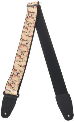 Levys "Poly Strap 2" Ch. Trees&Birds" Sand