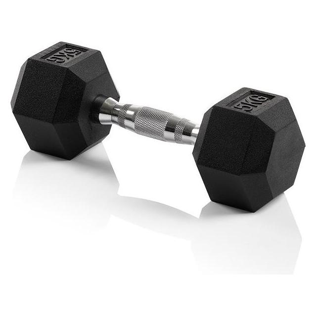 Hammer Fitness Hexagon Kompakthantel 5 kg (1 x 5 kg) (17305)