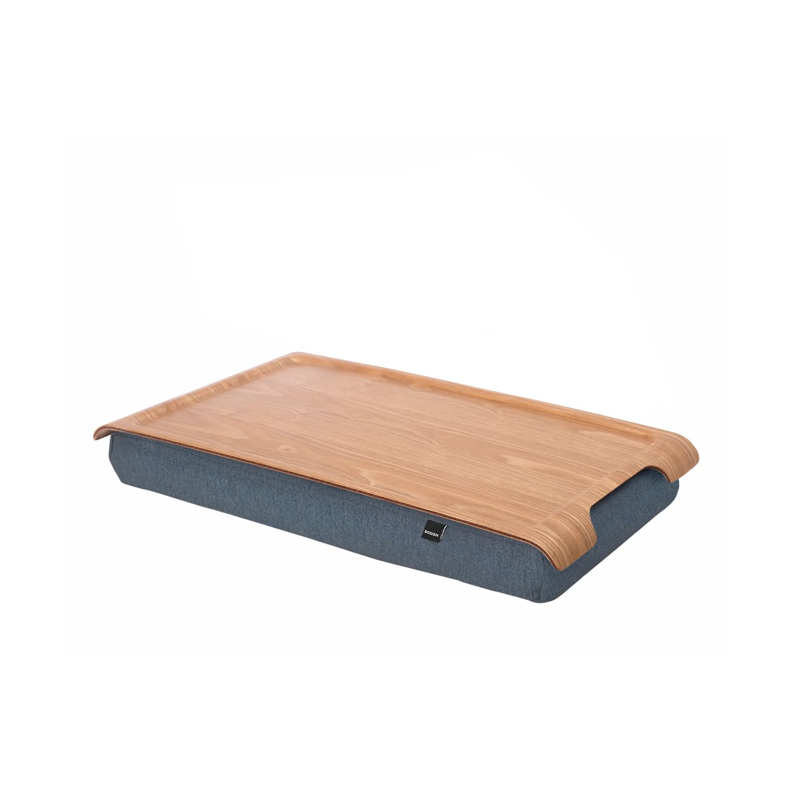 Bosign Dienbladkussen mini Wilgenhout-zout & peper grijs