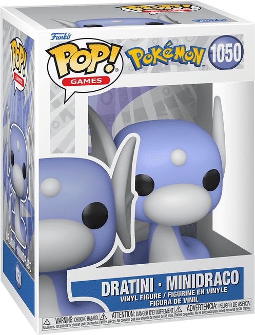 Funko Pop! Vinyl - Pokemon - Dratini Collectible Figure, 3.75 in Blue, Funko