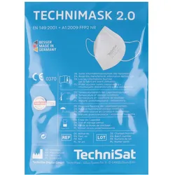 Technimask 2.0 FFP2 schwarz 5 St
