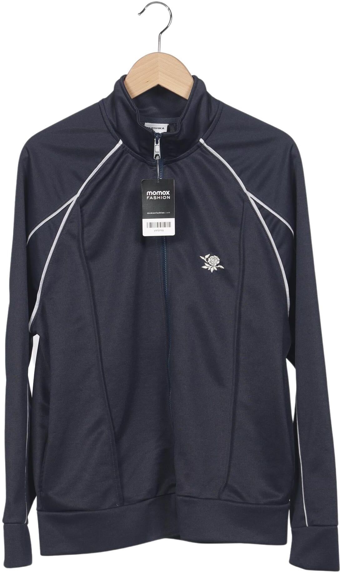 bershka Herren Sweater, Marineblau, Gr. M, Synthetik - Second Hand