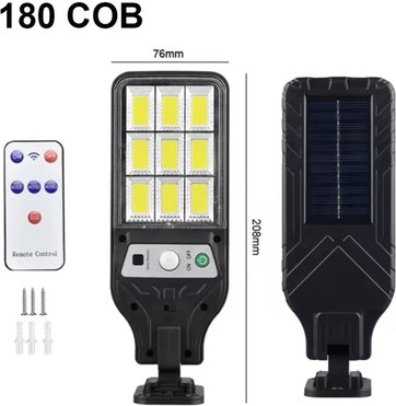Inspire Curations Ultra Bright Solar Street Light 120 Degree Wide Angle Outdoor LED Light a 1pc