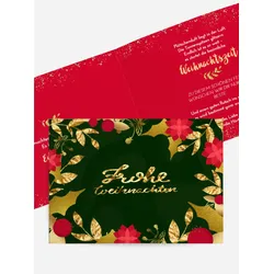 Grußkarten Weihnachten selbst gestalten mit Spruch und Fotos im Onlinedesigner bei Meine-Kartenmanufaktur.de