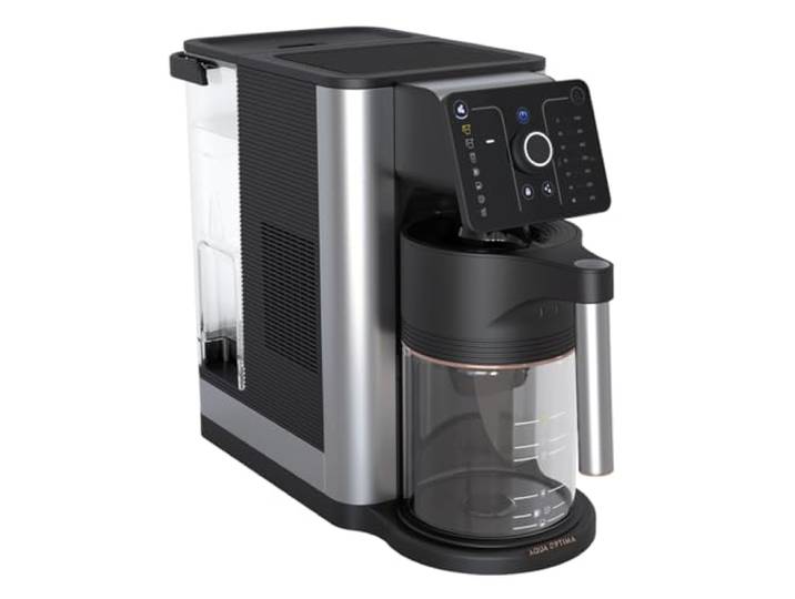 Aqua Optima Aurora Filterkaffeemaschine & Instant-Filterwasserspender Alles-in-einem: Kaffee und gefiltertes Wasser, 1 Evolve+ Kartusche für 30 Tage, einstellbare Temperatur und Menge