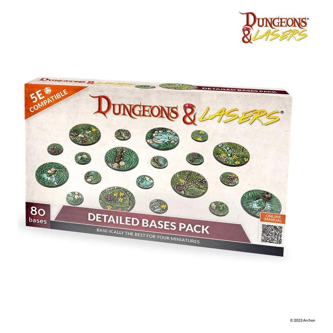 Archon Studio Dungeons & Lasers - Detailed Bases Pack (Englisch) (DNL0063)