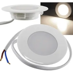ChiliTec LED-Wand Einbauleuchte "EBL-HV65w", weiß 2 Watt, 230V, 4200K, 237Lm, neutralweiß