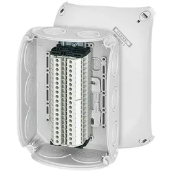 Hensel, Abzweigdose, Reihenklemmenkasten RK 1019 T 1,5-4qmm, 19 Klemmen ENYCASE Dose, Gehäuse für Montage auf der