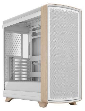 Fractal Design Summit Chalk White TG Clear Tint, Gehäuse für PCs im Midi-Tower-Format, E-ATX, Gehärtetes Glas, Weiß