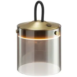 lumiCouture LED-Tischleuchte Lumeo Alu, Eisen, Stahl & Metall 12 cm