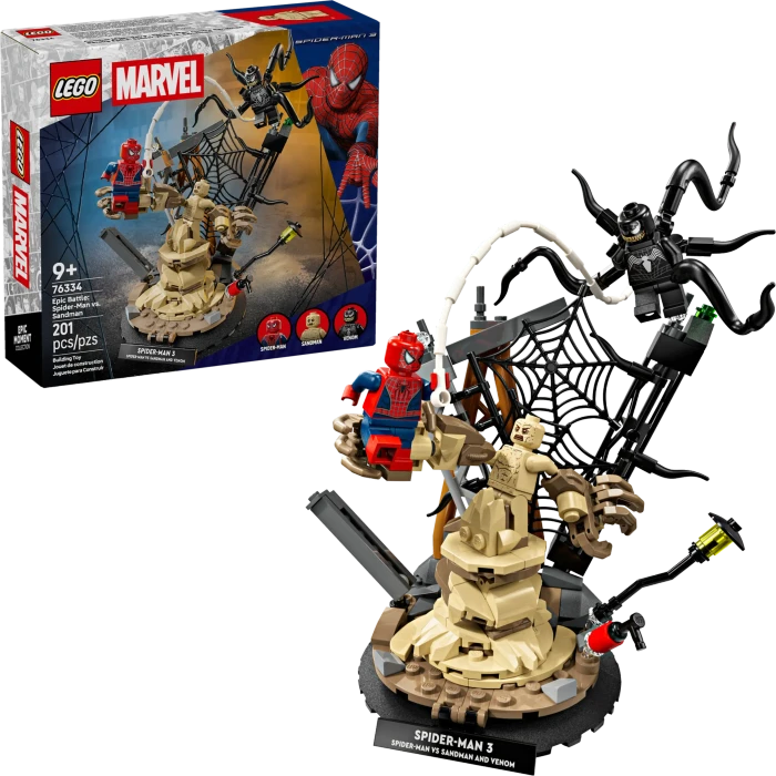 LEGO Super Heroes 76334 Großer Showdown: Spider-Man vs. Sandman