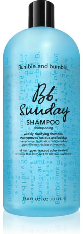 Bumble and bumble Bb. Sunday Shampoo shampoing purifiant détoxifiant 1000 ml