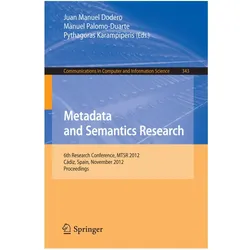 Metadata and Semantics Research, Fachbücher
