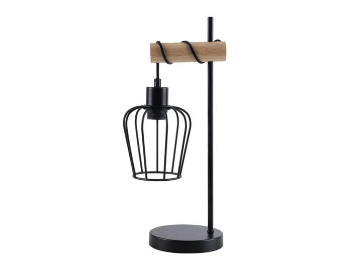 Nettlife Tischleuchte Buch Ⅲ 46/20/15 cm, Braun, Metall, E27, 20x15x46 cm, Lampen & Leuchten, Innenbeleuchtung, Schreibtischlampen