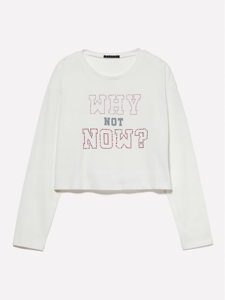 Sisley Longsleeve in Weiß - 160