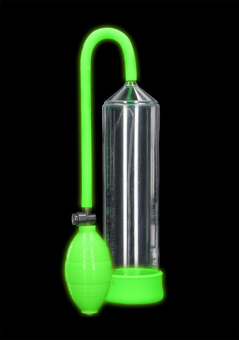 Ouch Fluo Pompe à pénis Classic Penis Neon Green