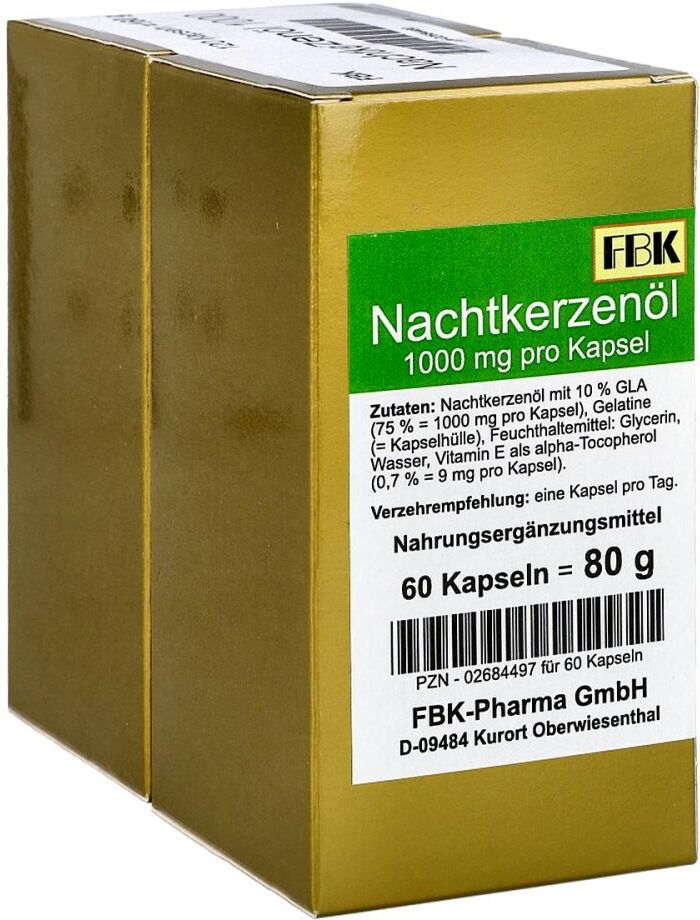 FBK-Pharma Nachtkerzenöl 1000 Kapseln 120stk