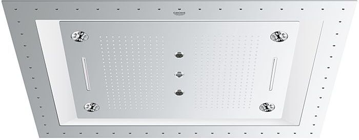 Grohe Deckenbrause Rainshower F-Series 40 26373001 chrom, 1016 x 762 x 145 mm, mit Licht