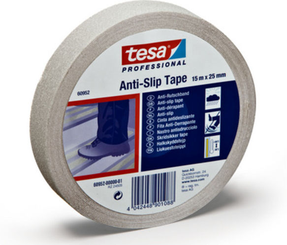 TESA Ruban de marquage au sol antidérapant Epaisseur : 0,72 mm, Type: CLEAR (60952-00000-00)