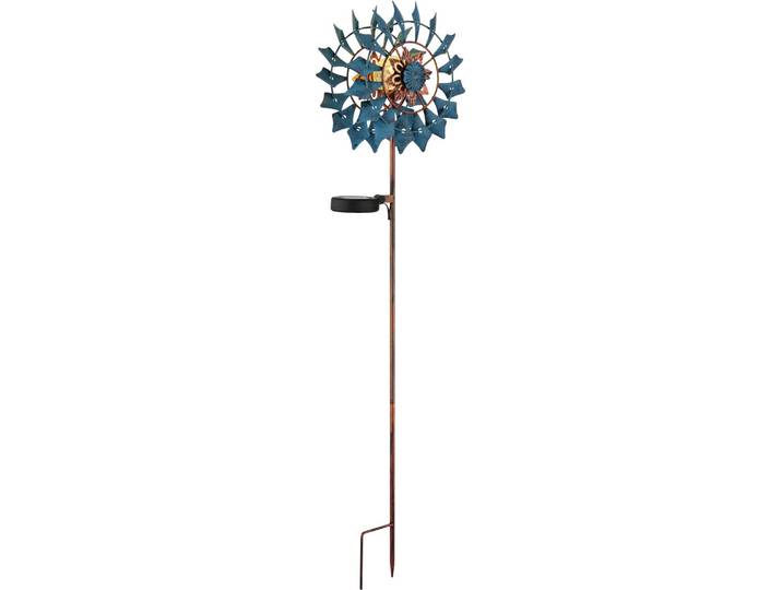 Lampe solaire de jardin Lampe solaire extérieure Boule Piquet de terre Roue à vent solaire 36572