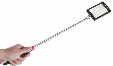 Multicon Wholesale Hub LED Inspection Mirror, Lighted Mechanic Tool With Telescoping Handle, Extendable Swivel For Illuminating Hard to See LED Inspection Mirror, Lighted Mechanic Tool With Telescoping Handle, Extendable Swivel For Illuminating Hard to Se