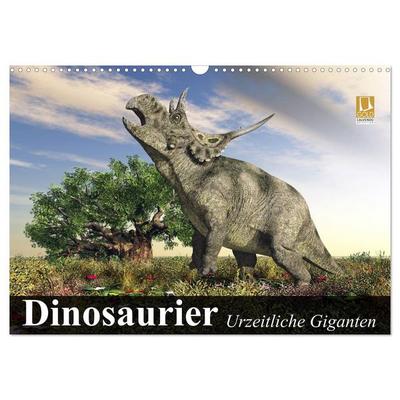 Dinosaurier. Urzeitliche Giganten (Wandkalender 2026 DIN A3 quer), CALVENDO Monatskalender