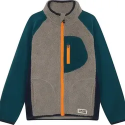 COLOR KIDS Color Kids Kinder Fleecejacke Teddy Jacket W. Fleece Sleeves, Größe 104 in Türkis Türkis