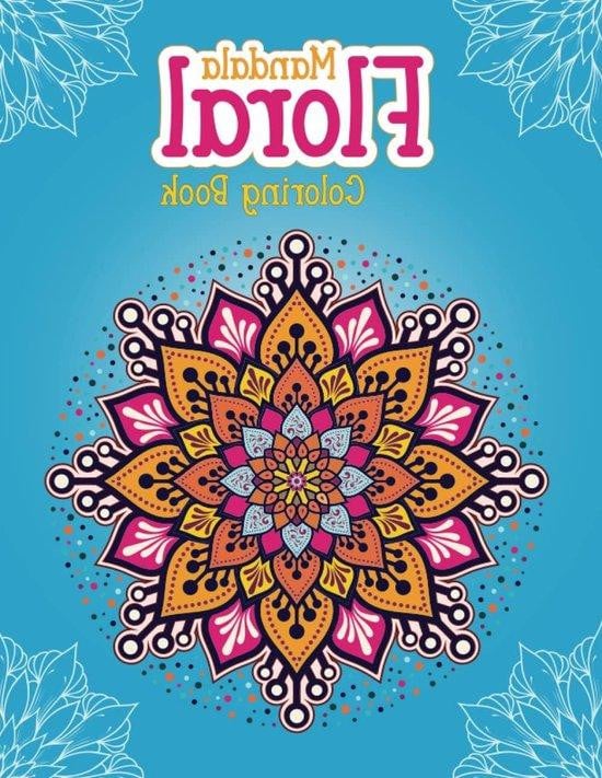 Kleurboek Bloemen met Mandala Ontwerpen voor Ontspanning en Creativiteit in A4-formaat